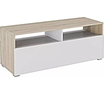 Тумба ТВ ТриЯ Diamond тип 6, Дуб Сонома/Белый 168888