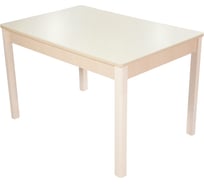Стол AURORA гамбург св исполнение 2, мдф, стекло, 120-151.5x80x74.2 см, дуб выбеленный, молочный, 14, ножки 100392