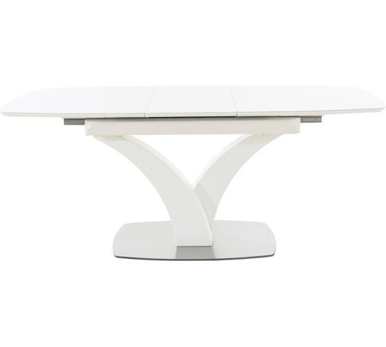Стол AURORA нотр дам moderne стекло optiwhite 1400-1800x850x760 мм, белый 101629 1