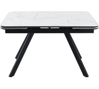 Стол AURORA леон, керамогранит, черный, calacata vaglioro 101218
