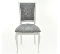 Стул AURORA кабриоль, белый с патиной серебро 2 шт в упаковке 100380