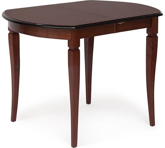Раскладной стол Tetchair modena md-t4ex дерево гевея/МДФ, 100+29x75x75 см, maf brown 10482