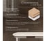 Раскладной стол Tetchair modena md-t4ex дерево гевея/МДФ, 100+29x75x75 см, ivory white (слоновая кость 2-5) 12479 3
