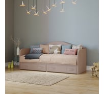 Кровать ТриЯ Сабрина ТД-307.12.02 900 мм, велюр мокко светлый 224455