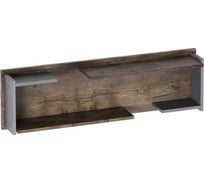 Навесная полка 1200 Мебельград Глазго гостиная, Таксония/Металл Бруклин 58692_1