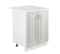 Рабочий стол SANTREK ширина 80 см Сакура 2 двери фасад МДФ, столешница цвет сахара 64232