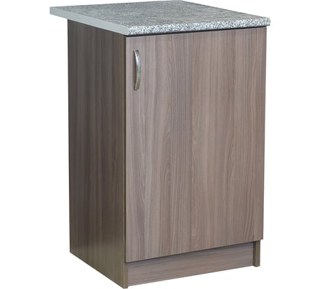 Рабочий стол SANTREK ширина 40 см цвет дуб темный, стол гранит ЛДСП 54531