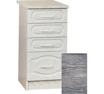 Рабочий стол SANTREK ширина 40 см Турин 4 ящика фасад МДФ, столешница цвет сахара 64264