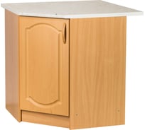 Угловой рабочий стол SANTREK 85x85 см 1 дверь бук фасад МДФ столешница цвет каррара 26932
