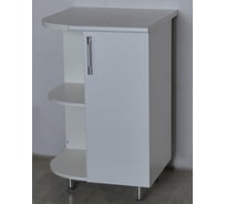 Торцевой стол SANTREK белый металлик левый фасад МДФ 600x550 мм 59100