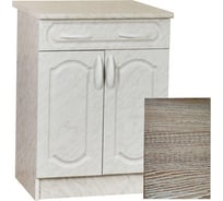 Рабочий стол SANTREK ширина 60 см Ель 2 двери фасад МДФ, столешница цвет сахара 64202