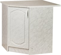 Угловой рабочий стол SANTREK 85x85 см 1 дверь карара фасад МДФ столешница цвет каррара 26637