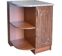 Торцевой стол SANTREK кедр глянец левый фасад МДФ 600x550 мм 59108