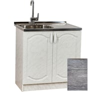 Рабочий стол SANTREK ширина 80 см Турин 2 двери фасад МДФ, столешница цвет сахара 64267