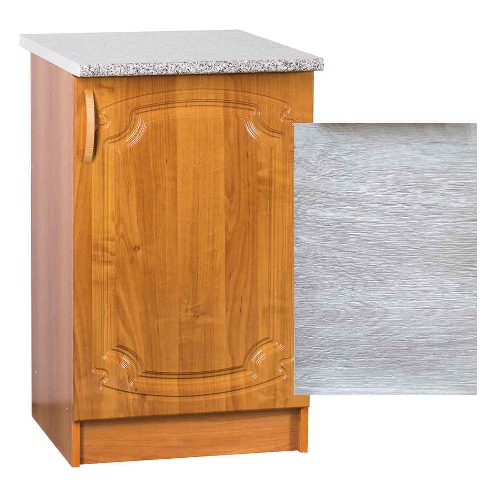 Рабочий стол SANTREK ширина 50 см берёза 1 дверь фасад МДФ, столешница ...