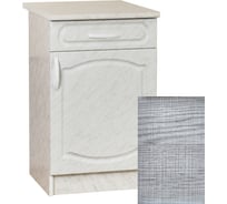 Рабочий стол SANTREK ширина 50 см Сакура 1 дверь + 1 ящик фасад МДФ, столешница цвет сахара 64230