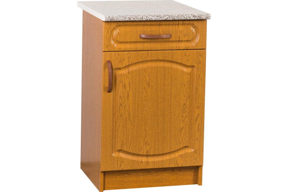 Рабочий стол SANTREK ширина 50 см дуб-рустик 1 ящик фасад МДФ ...