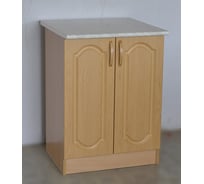 Рабочий стол SANTREK ширина 60 см бук фасад МДФ столешница цвет каррара 53682