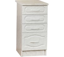 Рабочий стол SANTREK ширина 40 см карара 4 ящика фасад МДФ столешница цвет каррара 52376