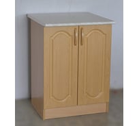 Рабочий стол SANTREK ширина 80 см бук фасад МДФ столешница цвет каррара 53683