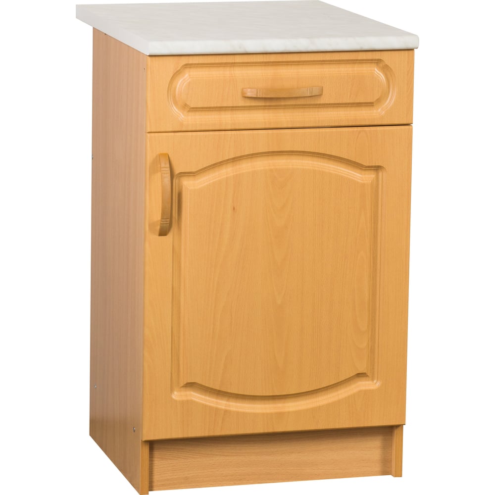 Рабочий стол SANTREK ширина 50 см бук 1 ящик фасад МДФ столешница цвет ...