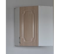 Угловой шкаф для посуды SANTREK 55x55 см дуб светлый глянец фасад МДФ 53716