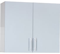 Шкаф для посуды SANTREK ширина 80 см серебристый металлик фасад МДФ 47981