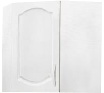 Угловой шкаф для посуды SANTREK 55x55 см ясень белый фасад МДФ 282761