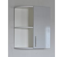 Торцевой шкаф SANTREK серебристый металлик фасад МДФ 300x550 мм 59094