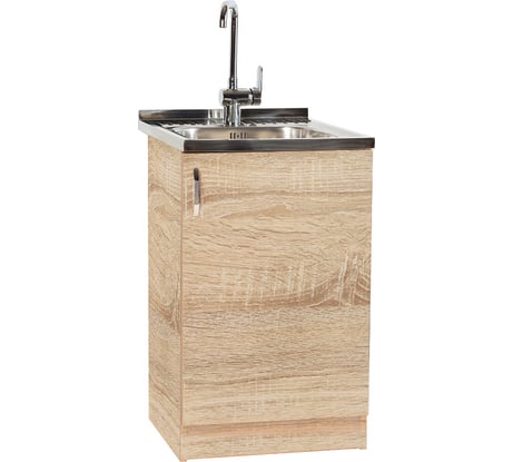 Тумба SANTREK 50х50, цвет дуб сонома, ЛДСП 303312