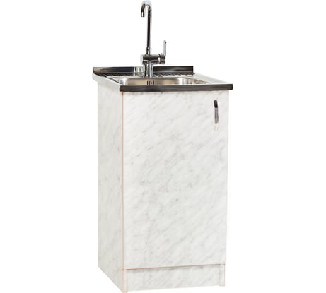 Тумба SANTREK 50х50, цвет карара, ЛДСП 884