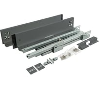 Комплект системы выдвижения Lembox, H=84, L=450 мм Lemax PROF, серый Lembox-84-450-GR-S