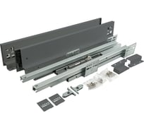 Комплект системы выдвижения Lemax PROF lembox, h=84, 500 мм, серый Lembox-84-500-GR-S