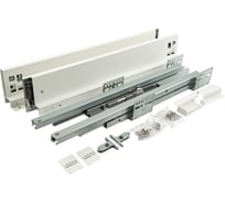 Комплект системы выдвижения Lemax PROF lembox, h=84, 500 мм, белый Lembox-84-500-WT-S