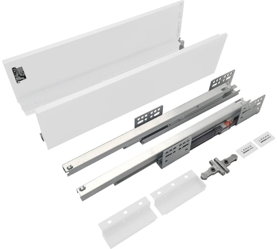 Комплект системы выдвижения Lemax PROF lembox, h=167, 300 мм, белый Lembox-167-300-WT