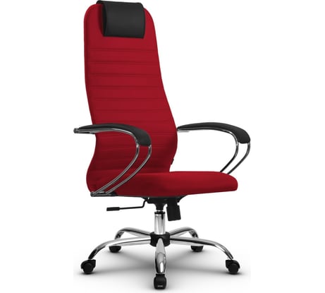 Кресло МЕТТА su-b-10, подлокотники 131, основание 003, красный/красный z312460346