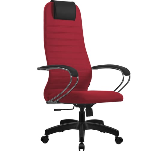 Кресло МЕТТА su-b-10, подлокотники 131, основание 001, красный/красный z312460391 1