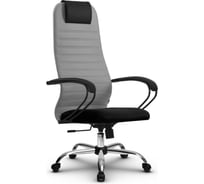 Кресло МЕТТА su-b-10, подлокотники 130, основание 003, светло-серый z312465914