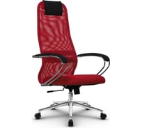 Кресло МЕТТА su-b-8, подлокотники 131, основание 009, красный/красный z313634036