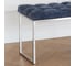 Банкетка GreenWeen ALBA каркас н/ж сталь, сидение шенилл Steel Blue, каретная стяжка, 1100x400x450 GW-ALBA-NER-SBLUE-110-K 4