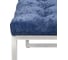 Банкетка GreenWeen ALBA каркас н/ж сталь, сидение шенилл Steel Blue, каретная стяжка, 1100x400x450 GW-ALBA-NER-SBLUE-110-K 7