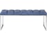 Банкетка GreenWeen ALBA каркас н/ж сталь, сидение шенилл цвет Steel Blue, Bulon, 1100x400x450 GW-ALBA-NER-SBLUE-110-BL 5