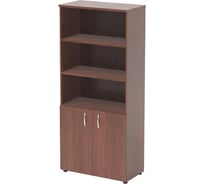 Шкаф для документов ООО Комус IN Рондо L Ш25 22/16 804x450x1800, орех 1629854