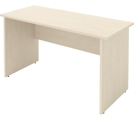 Письменный cтол ООО Комус IN Рондо L 22/16 1400x600x755, береза 1629864