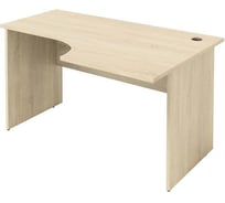 Письменный стол ООО Комус IN Рондо L левый 22/16 1400x900x755, дуб альпийский 1629858
