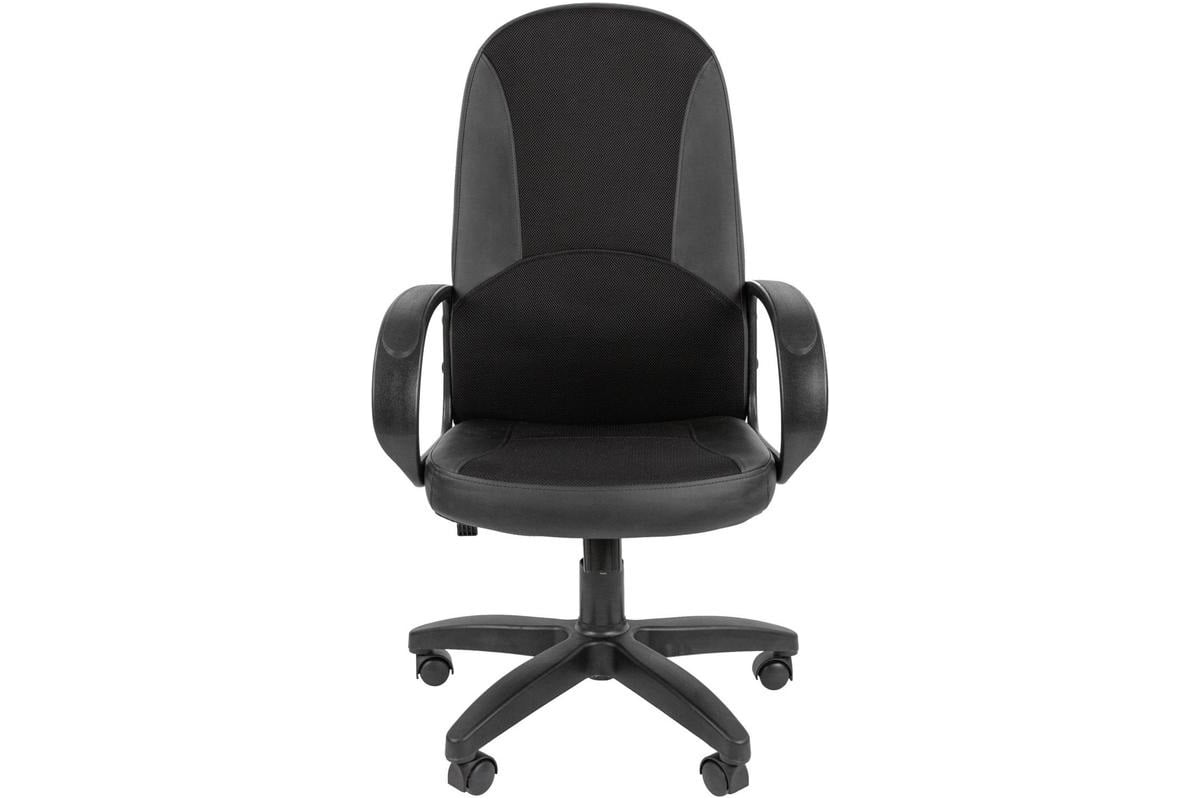 Кресло VT_ECHAIR-639 TPU ткань/к/з черный/черный, пластик