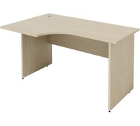 Письменный стол ООО Комус IN Рондо L правый 22/16 1400x900x755, береза 1629866