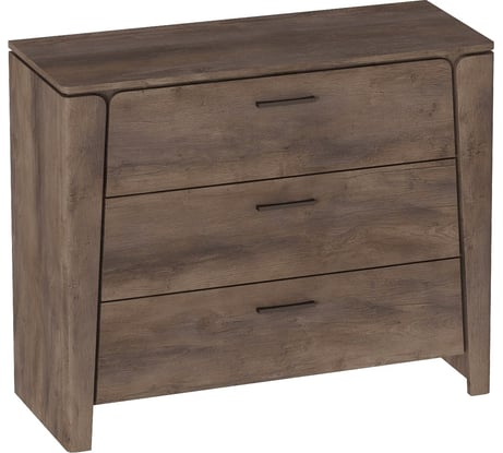 Комод Мебельград Мальта спальня, 3 ящика, таксония 54651_2