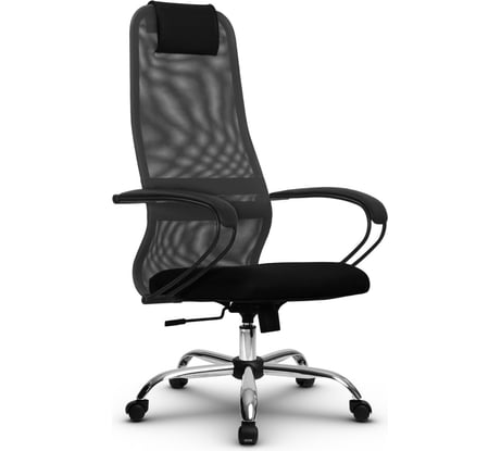 Кресло МЕТТА su-b-8, подлокотники 130, основание 003, темно-серый z312467444