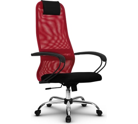 Кресло МЕТТА su-b-8, подлокотники 130, основание 003, красный z312450651